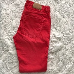 madewell skinny stretch cords